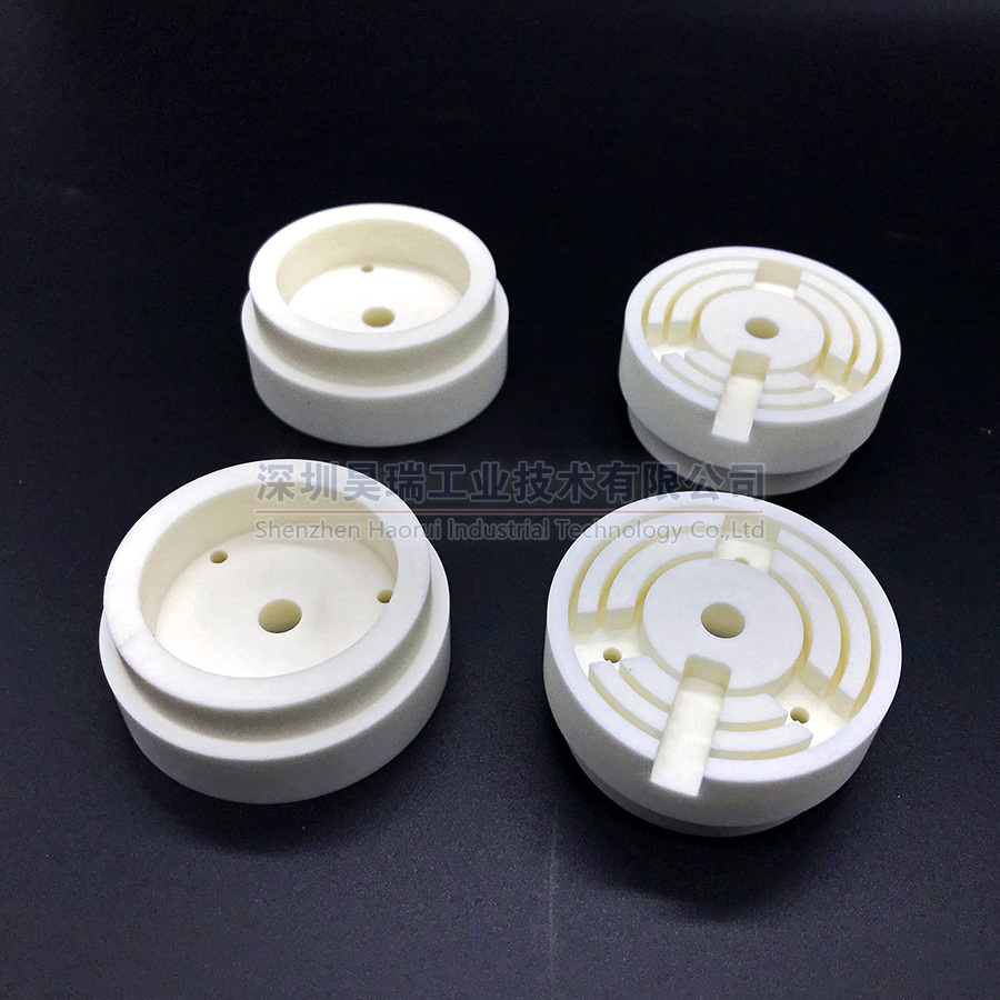Disco de cerámica de base de cerámica de alúmina resistente al calor personalizado para pieza de cerámica técnica de calentador