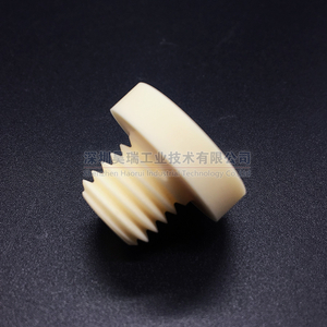 Piezas estructurales de cerámica de precisión de tornillos de cerámica de óxido de aluminio personalizados