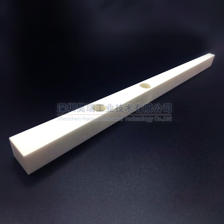 Tira de barra de guía de cerámica de alúmina resistente al desgaste de alta dureza personalizada